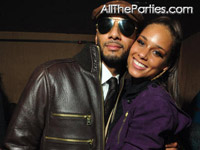Alicia Keys and Swizz Beatz at M2 Element of Freedom release party