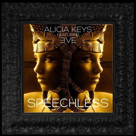 Alicia Keys in Egyptian garb on Speechless cover