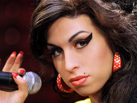 Amy Winehouse wax figure  - just the face