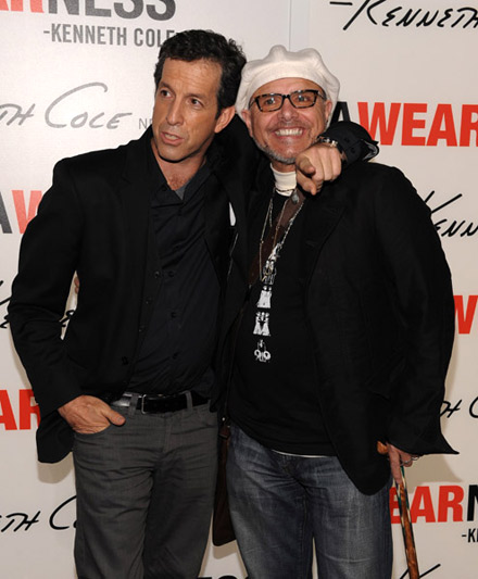 Kenneth Cole and Joe Pantoliano at Awareness book launch