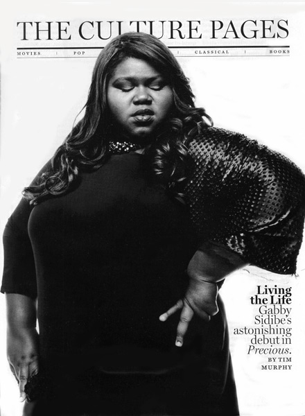 Gabourey Gabby Sidibe in New York Magazine - October 2009
