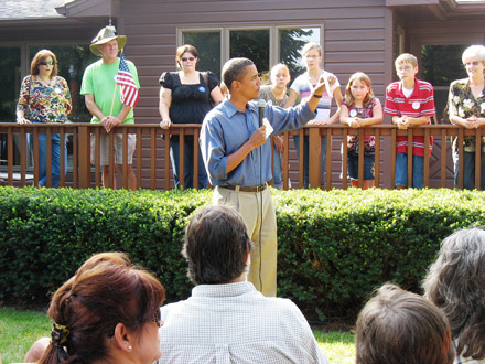 Barack Obama campaigns in Iowa - September 2007