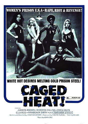 Caged Heat movie poster - 1974