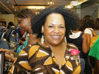Lisa Price at Carol's Daughter Pop Up Store in New Orleans