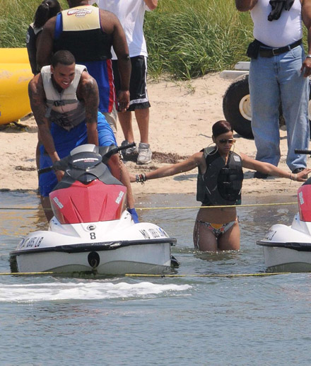 Chris Brown and Rihanna Jet Ski in Ocean City