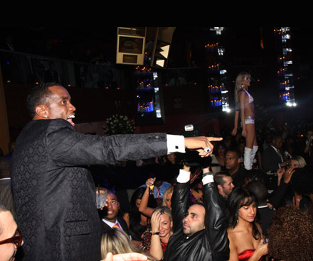 Diddy celebrates his 39th Birthday party at Mansion in NYC