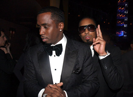 Diddy and Dallas Austin at Diddy's 39th Birthday party