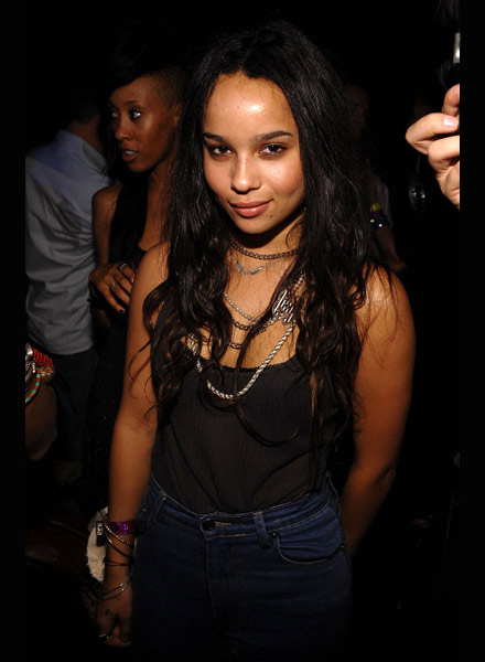 Zoe Kravitz at the Diesel Rock and Roll circus