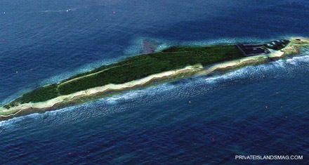 Eddie Muprhy's private island in Rooster Cay, Bahamas