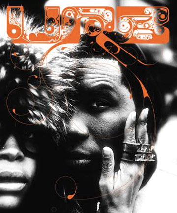 Erykah Badu and Jay Electronica on the cover of Urb magazine
