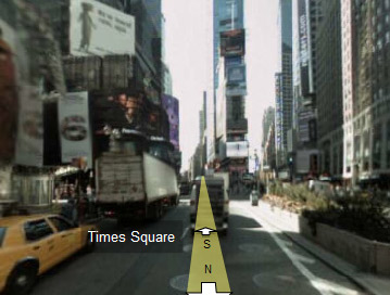 Google Maps - Times Square Reggie Bush 6