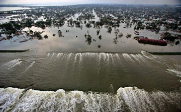 Hurricane Katrina aftermath - New Orleans coast