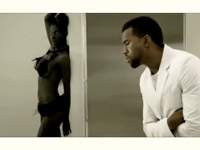 Kanye West in Love Lockdown video..