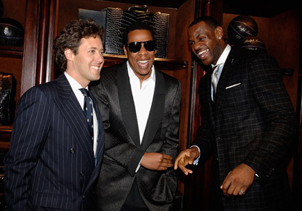 Jay-Z, Lebron James, David Lauren all smiles at Lebron James Family Foundation cocktail party