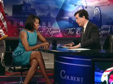 Michelle Obama on The Colbert Report