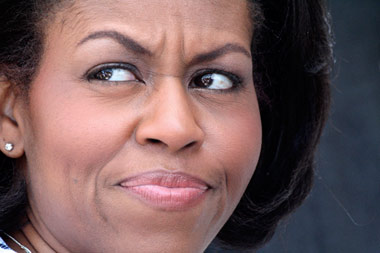 Michelle Obama throwing the side eye