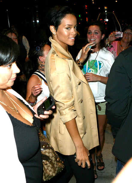 Rihanna mobbed outside Da Silvano in NY