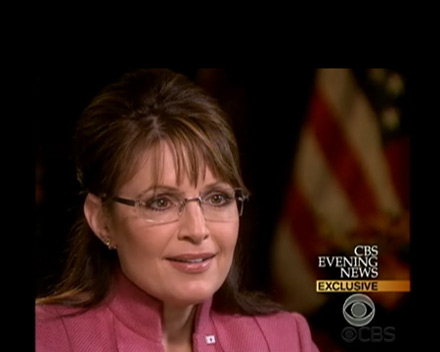 Sarah Palin interviewed by Katie Couric