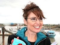 Sarah Palin smiling in Alaska