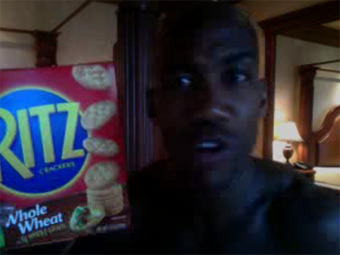 Stephon Marbury endorses Ritz crackers
