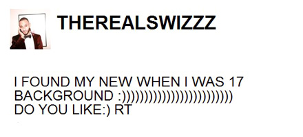 Swizz Beat Twitter screenshot - Alica Keys - seventeen years old