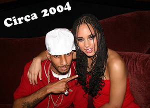 Swizz Beatz and Alicia Keys circa 2004