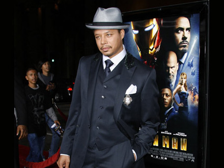 Terrence Howard at Iron Man premiere