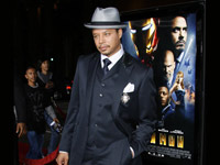 Terrence Howard at Iron Man premiere