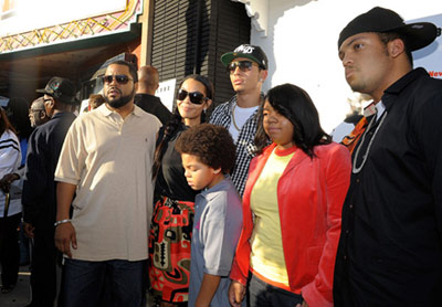 The Longshots movie premiere - Ice Cube's kids