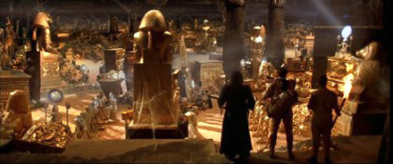 Treasure rrom scene from The Mummy.. movie