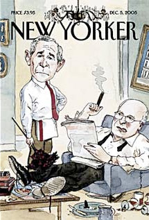  The New Yorker - Bush and Cheney kick back