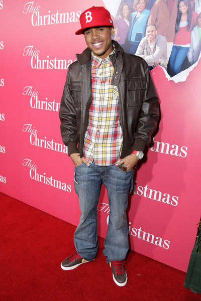 This Christmas movie premiere - Chris Brown