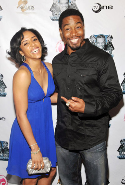 Alexis Witherspoon and Michael Jai White at TV One's John Witherspoon Roast and Toast
