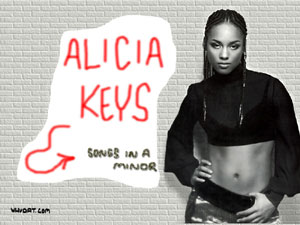 alicia keys wallpaper - 1024x768