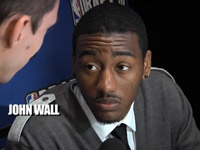 John Wall at Madison Square Garden for the 2010 NBA draft