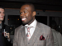 50 Cent in his Power suit