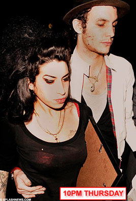 Amy Winehouse and husband. Make peace after fight