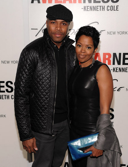D. Nice and Malinda Williams at Kenneth Cole Awareness book launch
