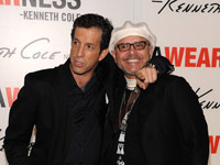 Kenneth Cole and Joe Pantoliano at Awareness book launch