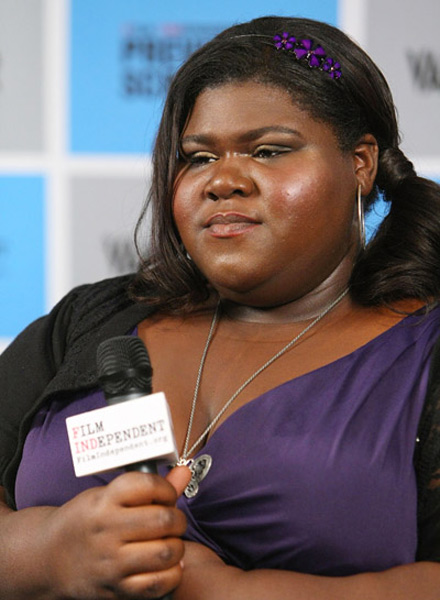 Gabourey Gabby Sidibe, Precious screening at Pacific Design Center