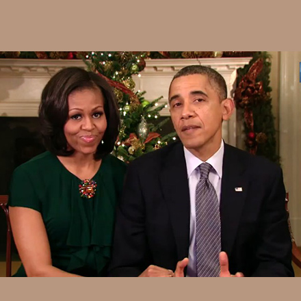 Happy Holidays from Barack and Michelle Obama