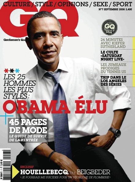 Barack Obama on the cover of French GQ
