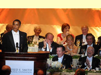 Barack Obama speaks at Alfred E. Smith Dinner