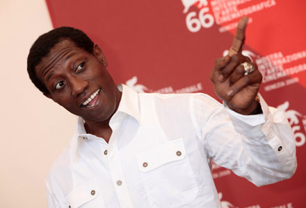 Wesley Snipes at Brooklyn's Finest screening at Venice Film Festival