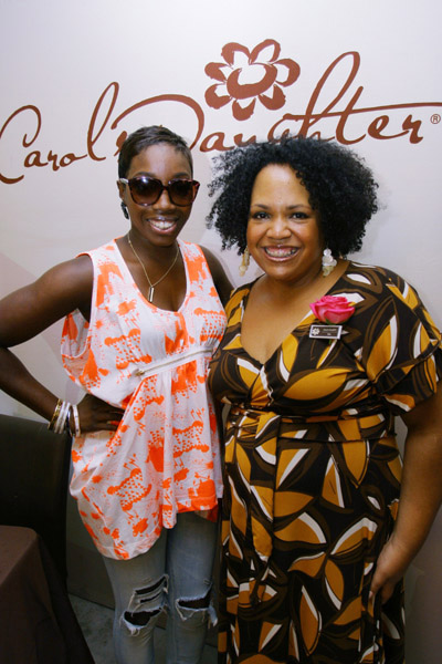 Estelle and Lisa Price at Carol's Daughter Pop Up Store in New Orleans