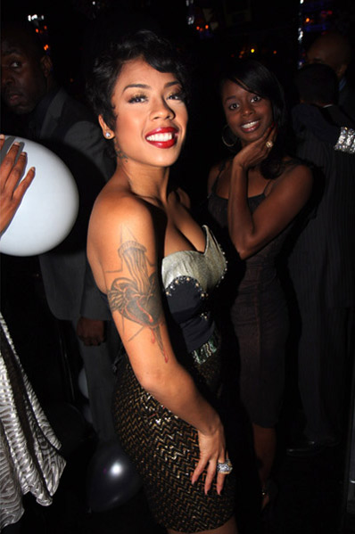 Keyshia Cole at Diddy's 39th Birthday party