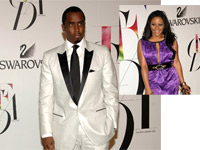 Diddy and Lil Kim at the 2008 CFDA Awards