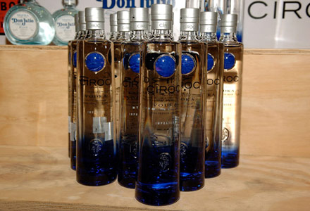 Ciroc Vodka on display at the Diesel Rock and Roll circus