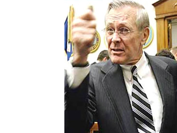 Donald Rumsfeld Fired Up