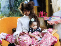 Erykah Badu and her daughter, Puma